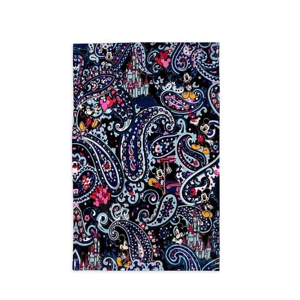 Vera Bradley Disney Mickey Mouse Whimsical Paisley Sherpa Throw NWT